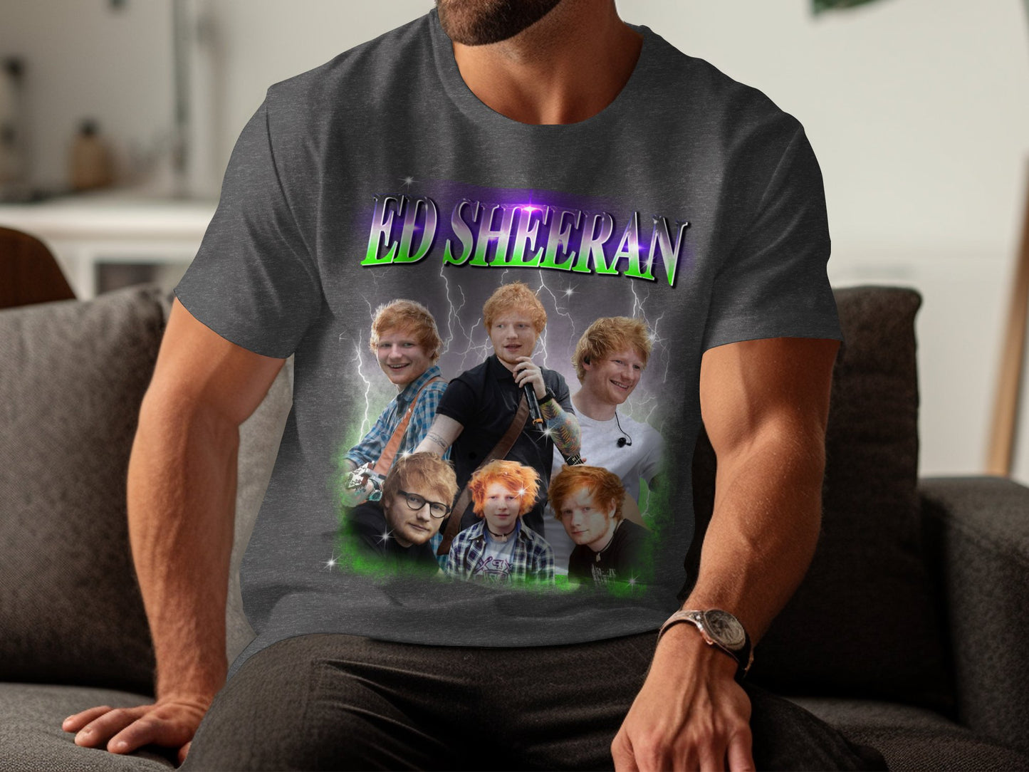 Ed Sheeran Themed Graphic Concert Memorabilia T-Shirts