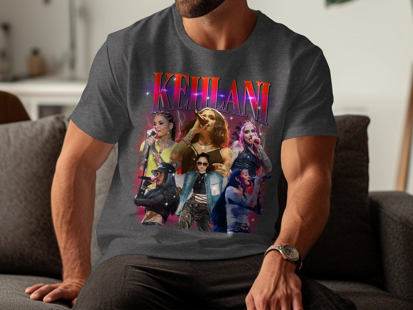 Limited Kehlani 90's Rap Concert Bootleg Unisex Tee Fan Merch T-Shirts