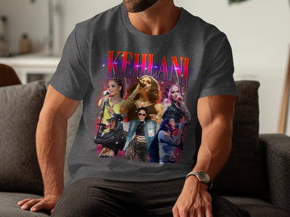 Limited Kehlani 90's Rap Concert Bootleg Unisex Tee Fan Merch T-Shirts