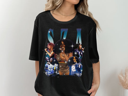 SZA Concert Memorabilia Unisex Vintage Fan Merch T-Shirts