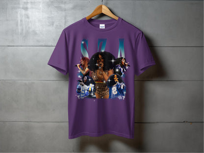 SZA Concert Memorabilia Unisex Vintage Fan Merch T-Shirts